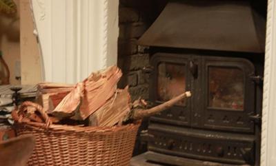 Splitting firewood smaller helps struggling fires